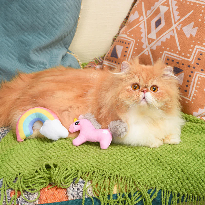 Unicorn & Rainbow Cat Toy (Set) 獨角獸及彩虹貓玩具Set