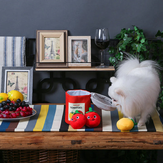 Tomato Can Interactive Toy 蕃茄罐藏食玩具