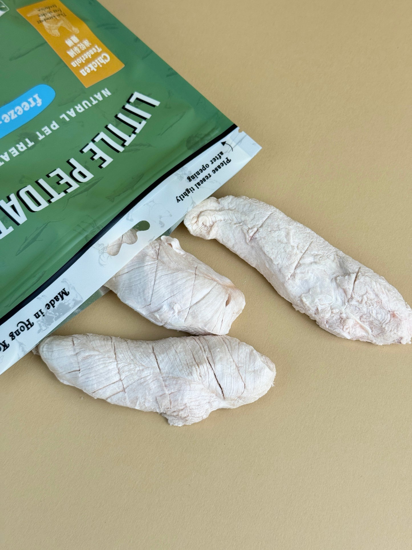 Freeze-dried Chicken Tenderloin 凍乾無激素原條雞柳