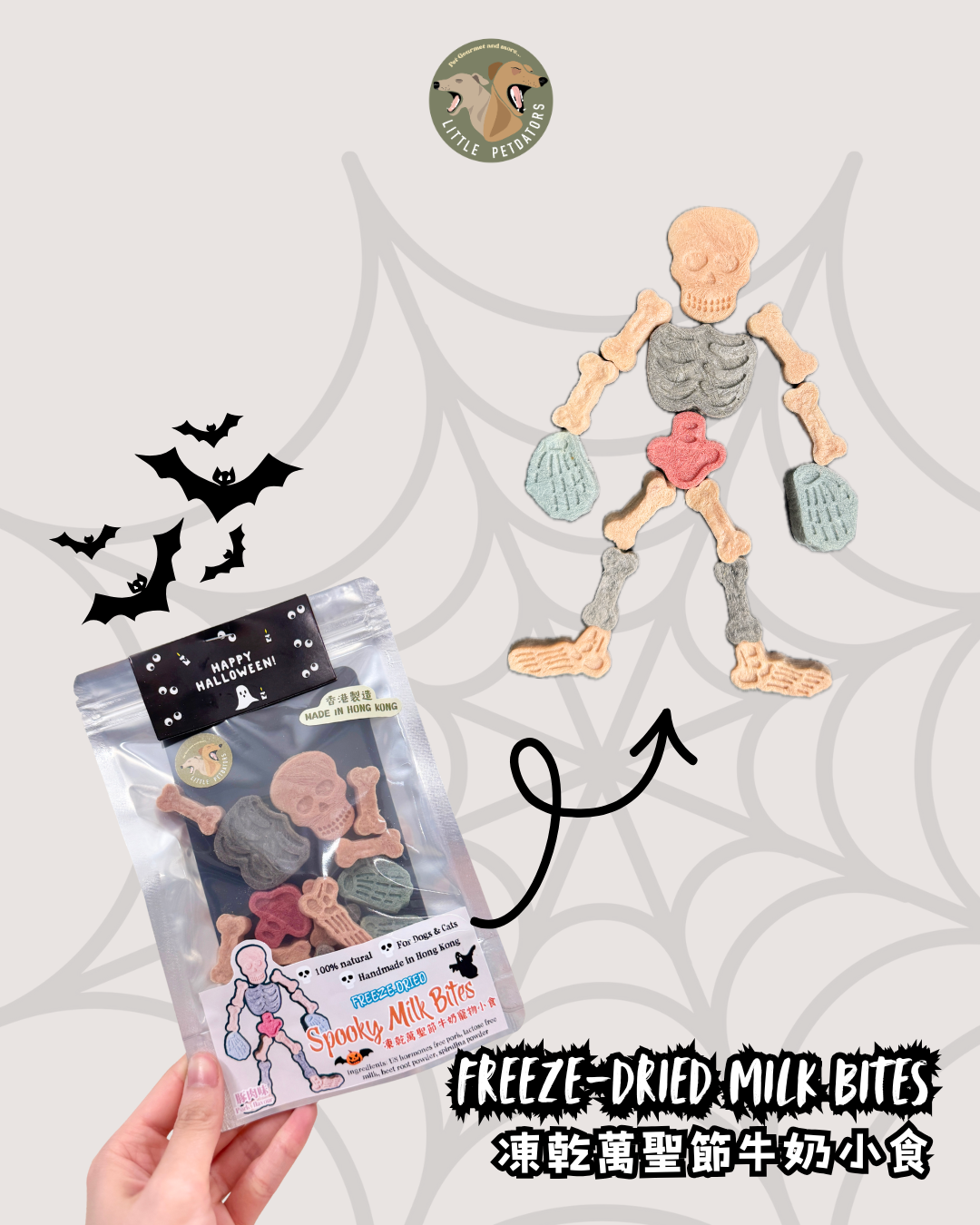 🎃 Halloween Spooky Freeze-dried Treats 💀 萬聖節造型凍乾小食