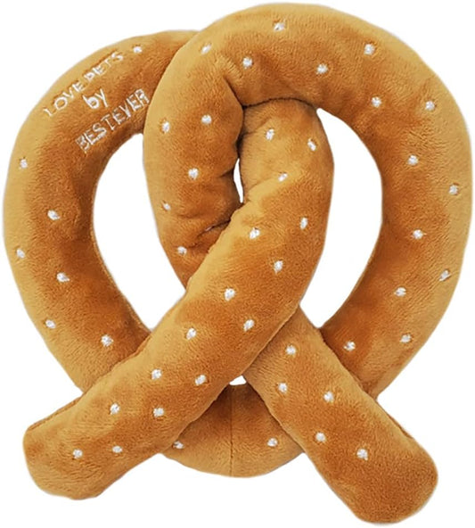 Japan Bestever Pretzel plush toy 蝴蝶餅發聲玩具