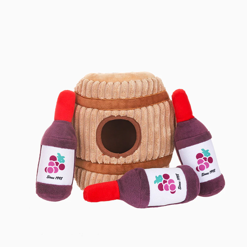 Wine Barrel Interactive Toy 酒桶藏食玩具