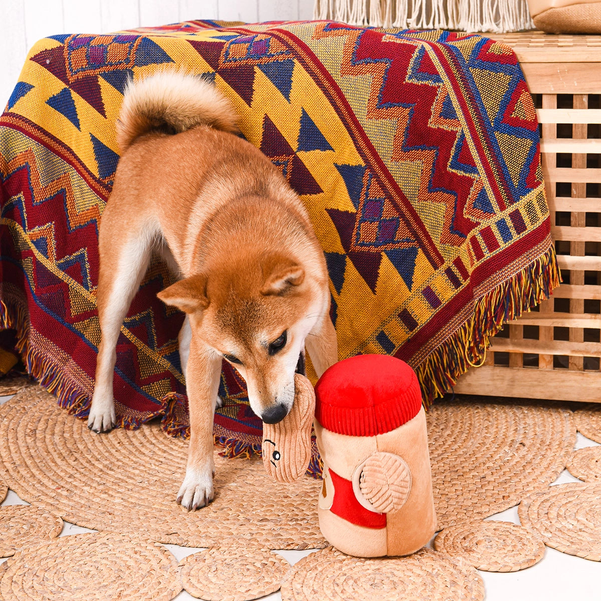 Peanut Butter Jar Interactive Toy 花生醬藏食玩具