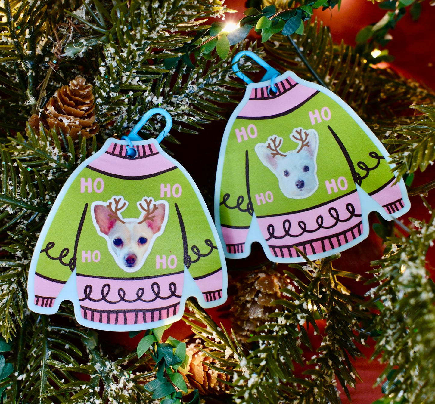 客製聖誕毛衣鑰匙扣 Customized Ugly Sweater Key Chain