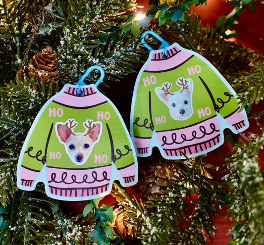 客製聖誕毛衣鑰匙扣 Customized Ugly Sweater Key Chain