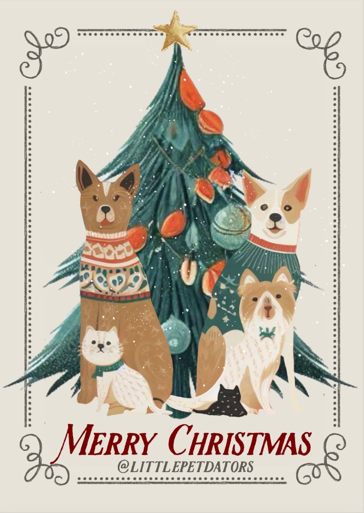 Little Petdators X’mas Card 聖誕卡