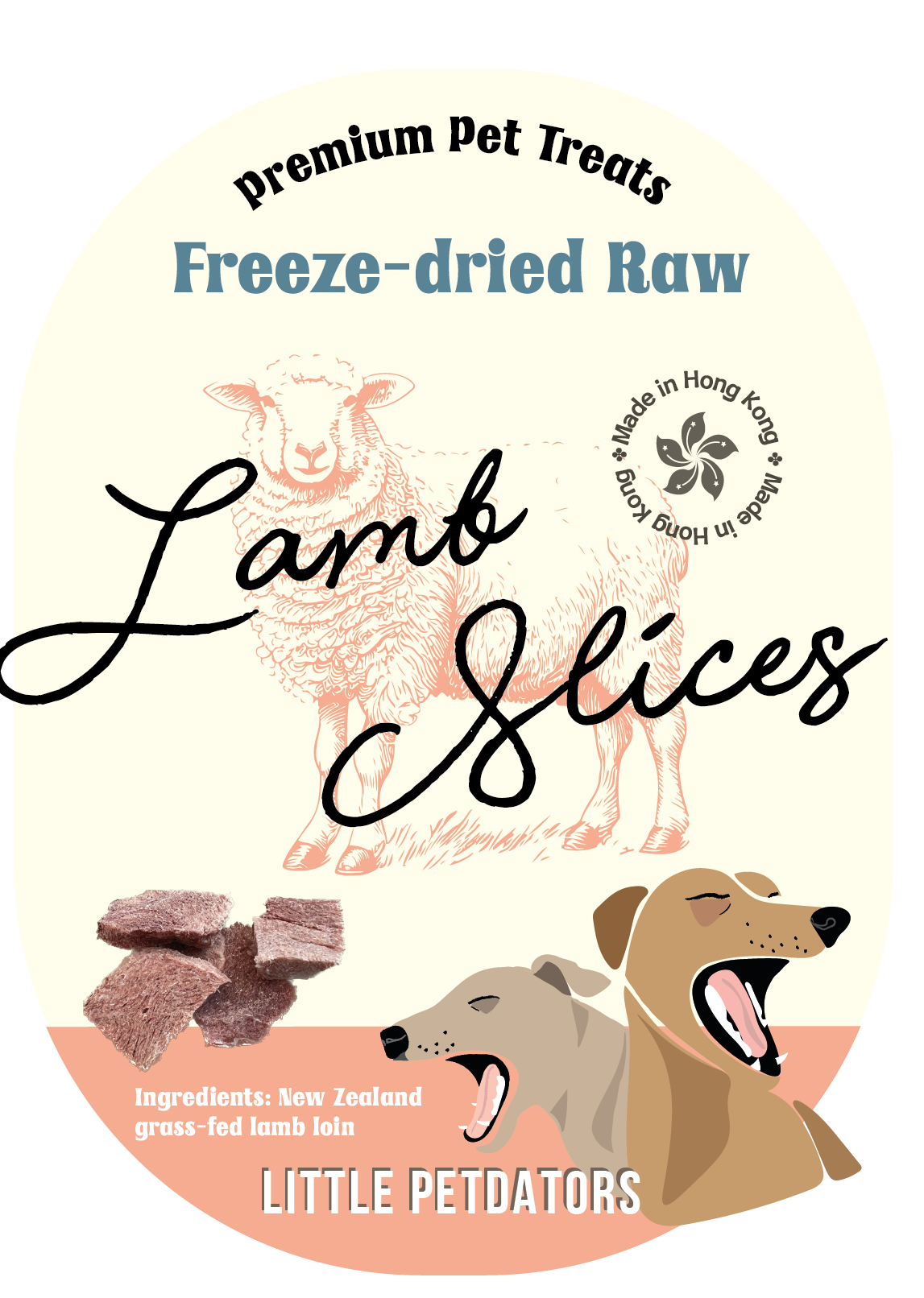 Freeze-dried Lamb Slices 凍乾羊肶肉塊