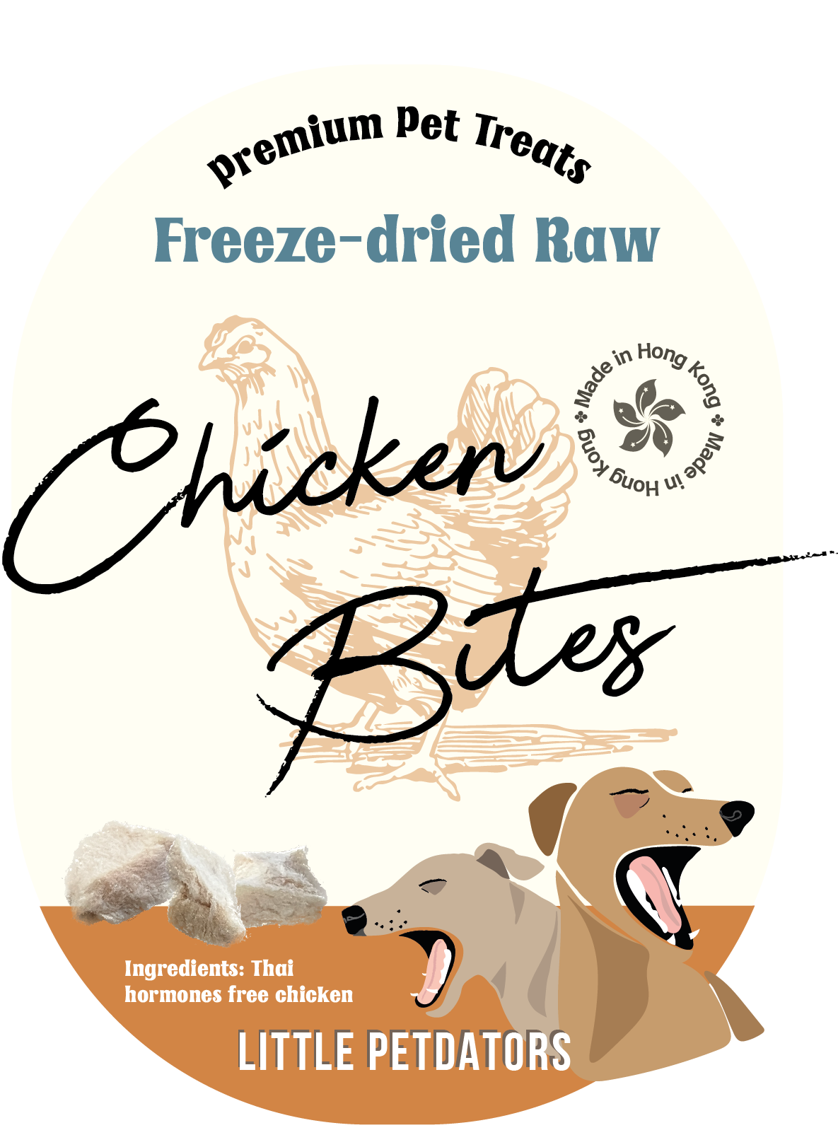 Freeze-dried Chicken Bites 凍乾雞肉粒