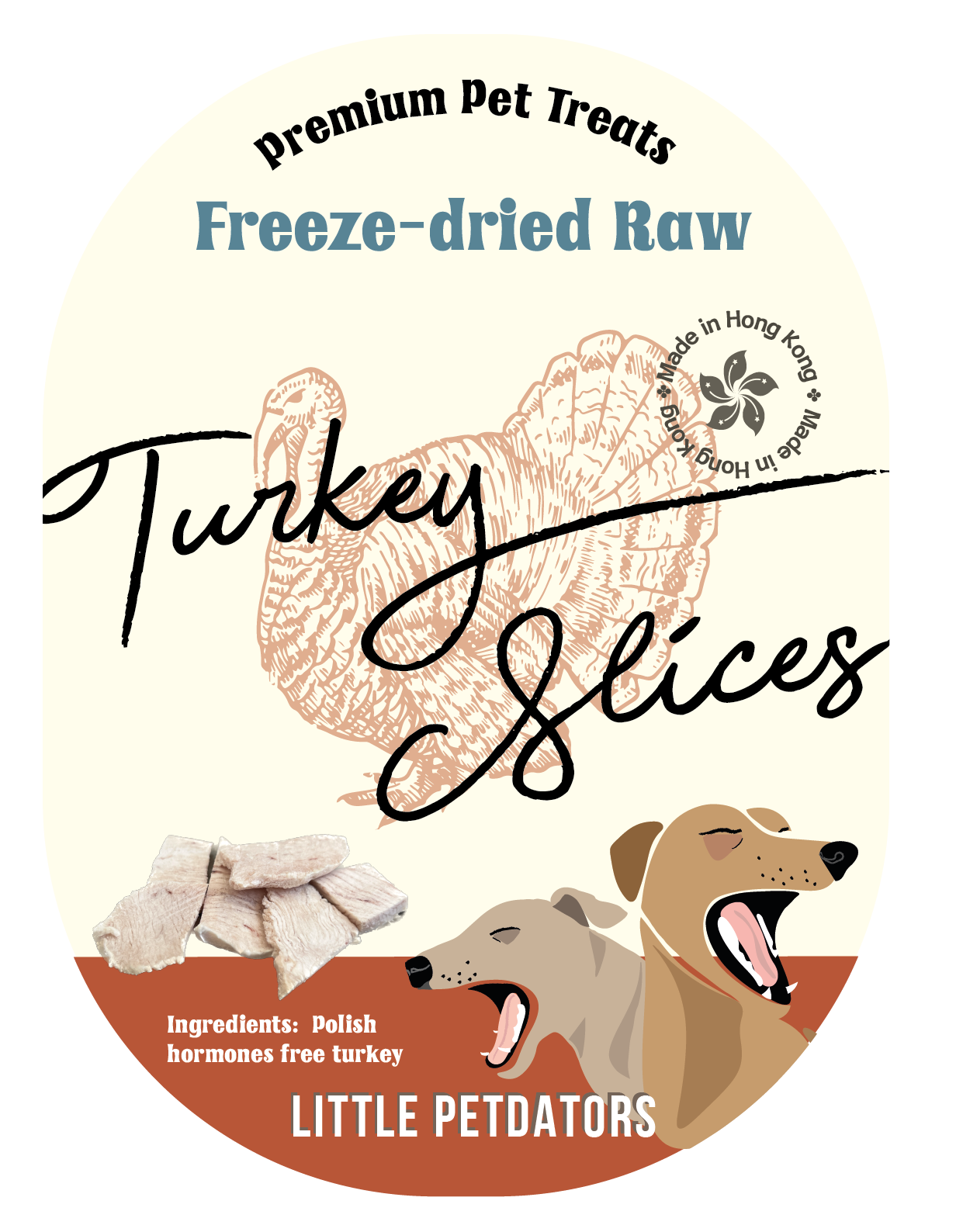 Freeze-dried Turkey Slices 凍乾火雞肉片