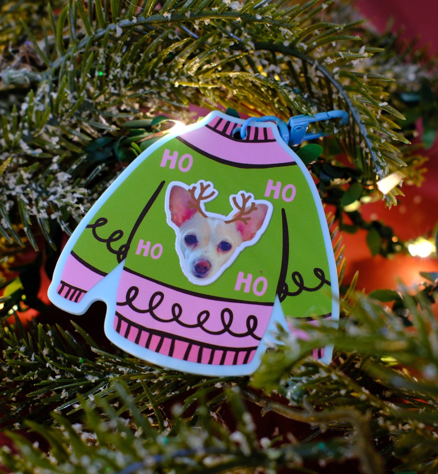 客製聖誕毛衣鑰匙扣 Customized Ugly Sweater Key Chain