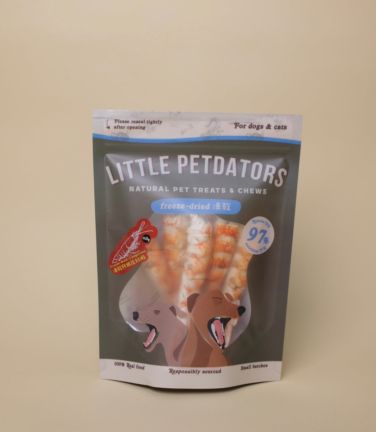 Freeze-dried Argentinian Red Shrimps 凍乾阿根廷刺身紅蝦