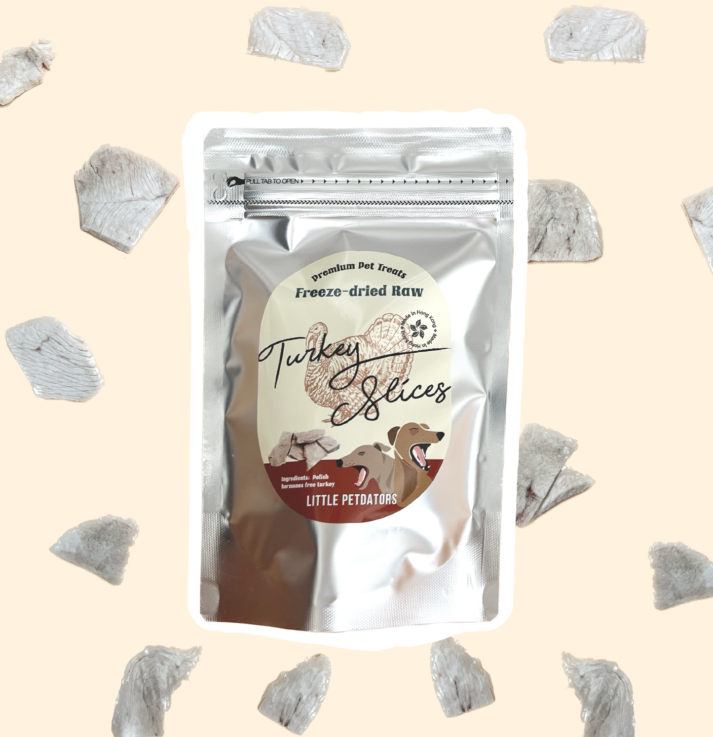 Freeze-dried Turkey Slices 凍乾火雞肉片