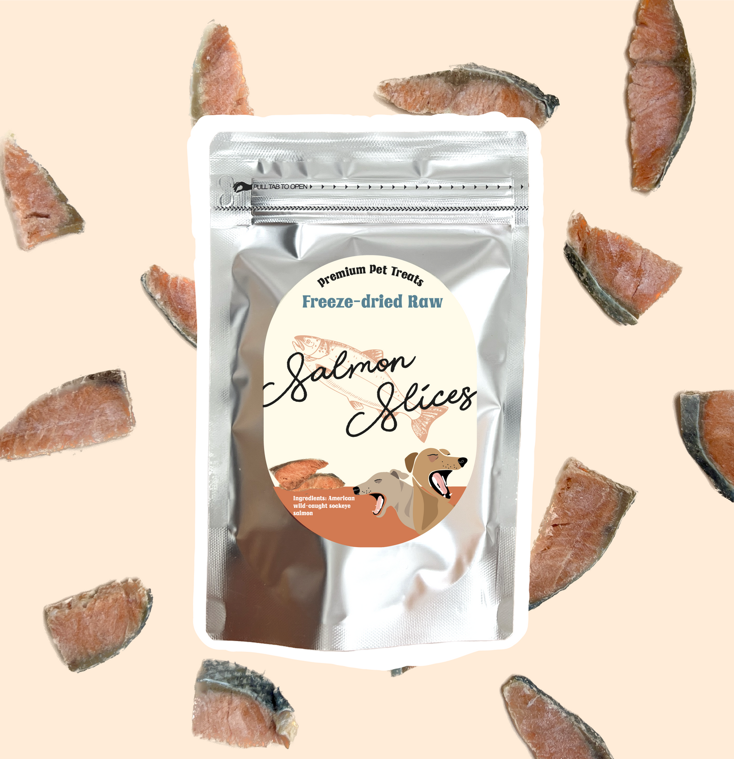 Freeze-dried Wild Sockeye Salmon 凍乾野生紅三文魚