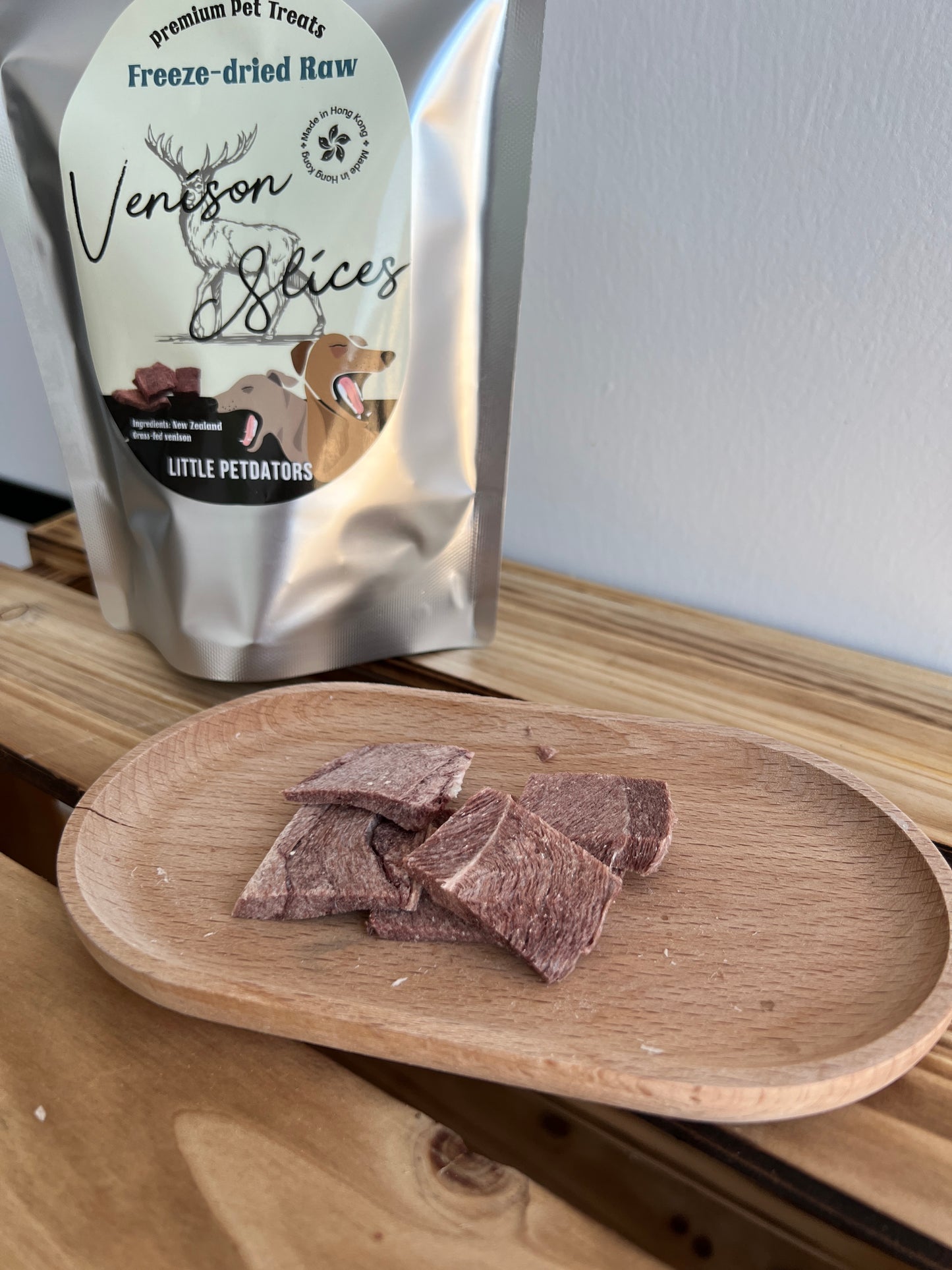 Freeze-dried Venison Slices 凍乾草飼鹿肉片