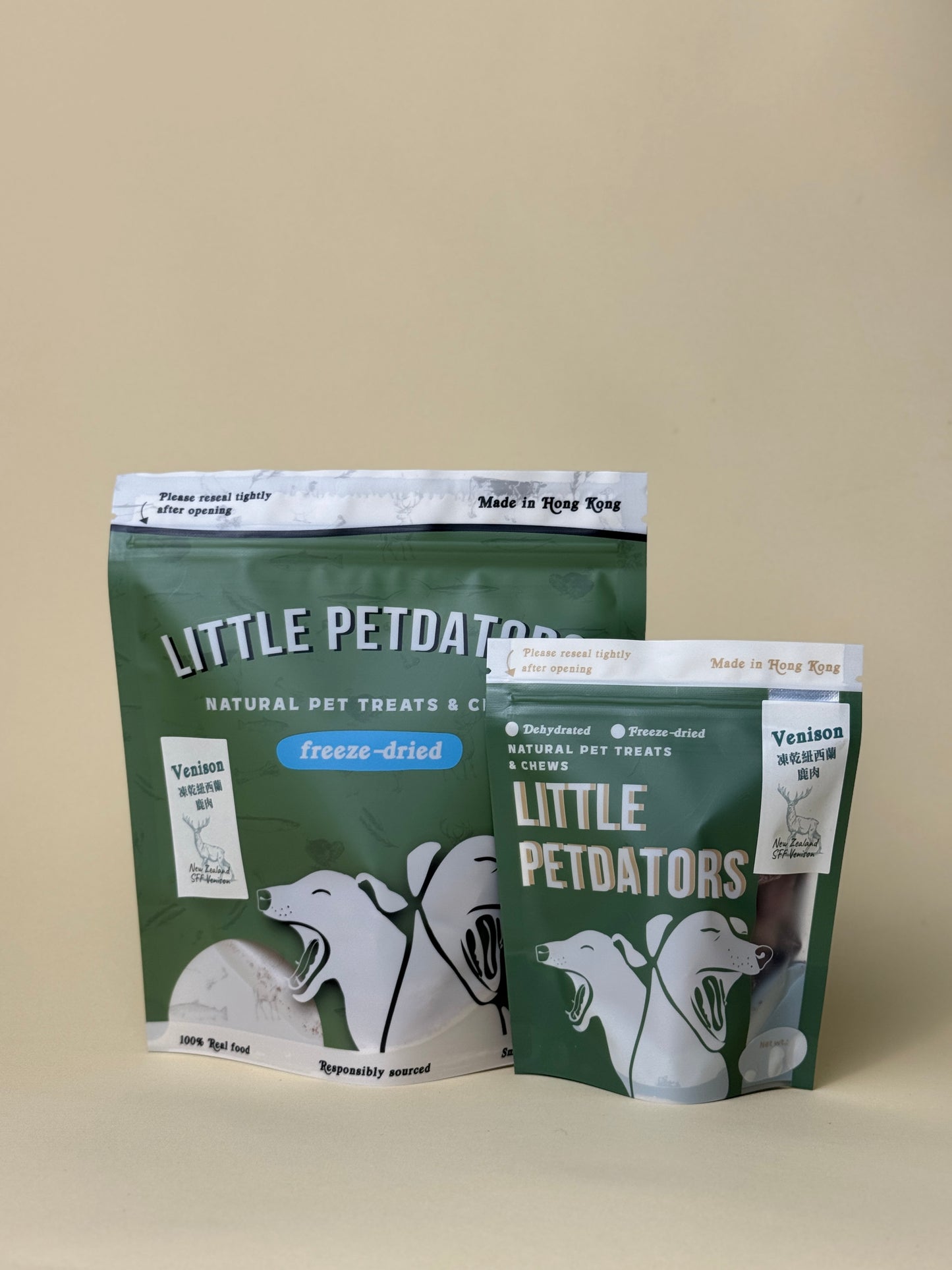 Freeze-dried Venison Slices 凍乾草飼鹿肉片