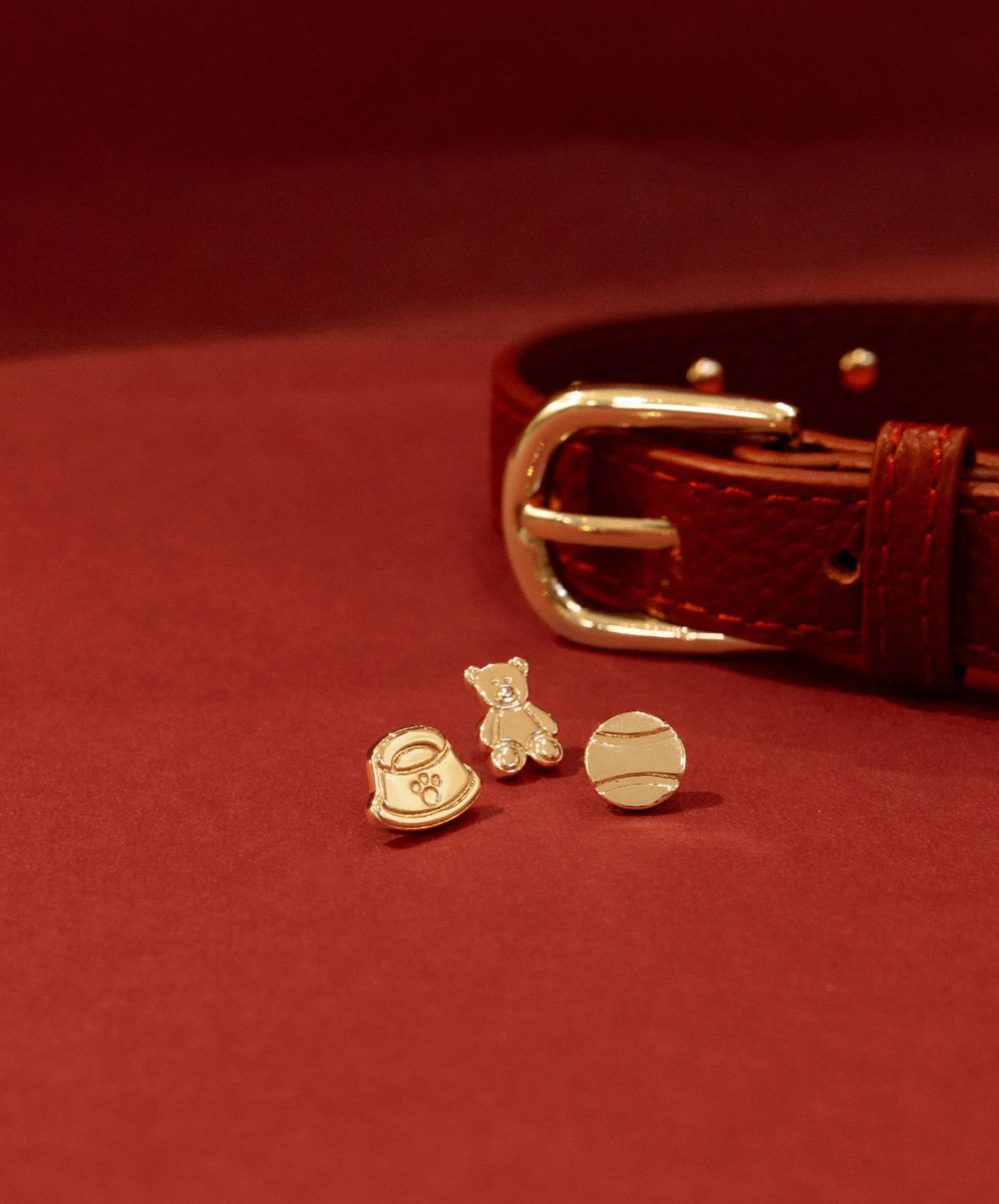 Sachelle Tennis Ball Collar Charm
