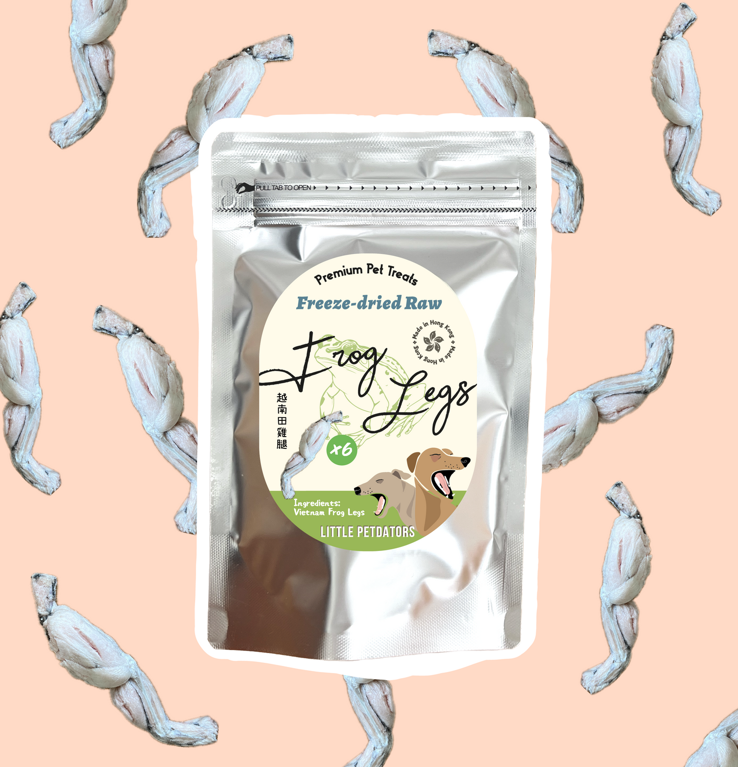 Freeze-dried Frog Legs 凍乾越南田雞腿