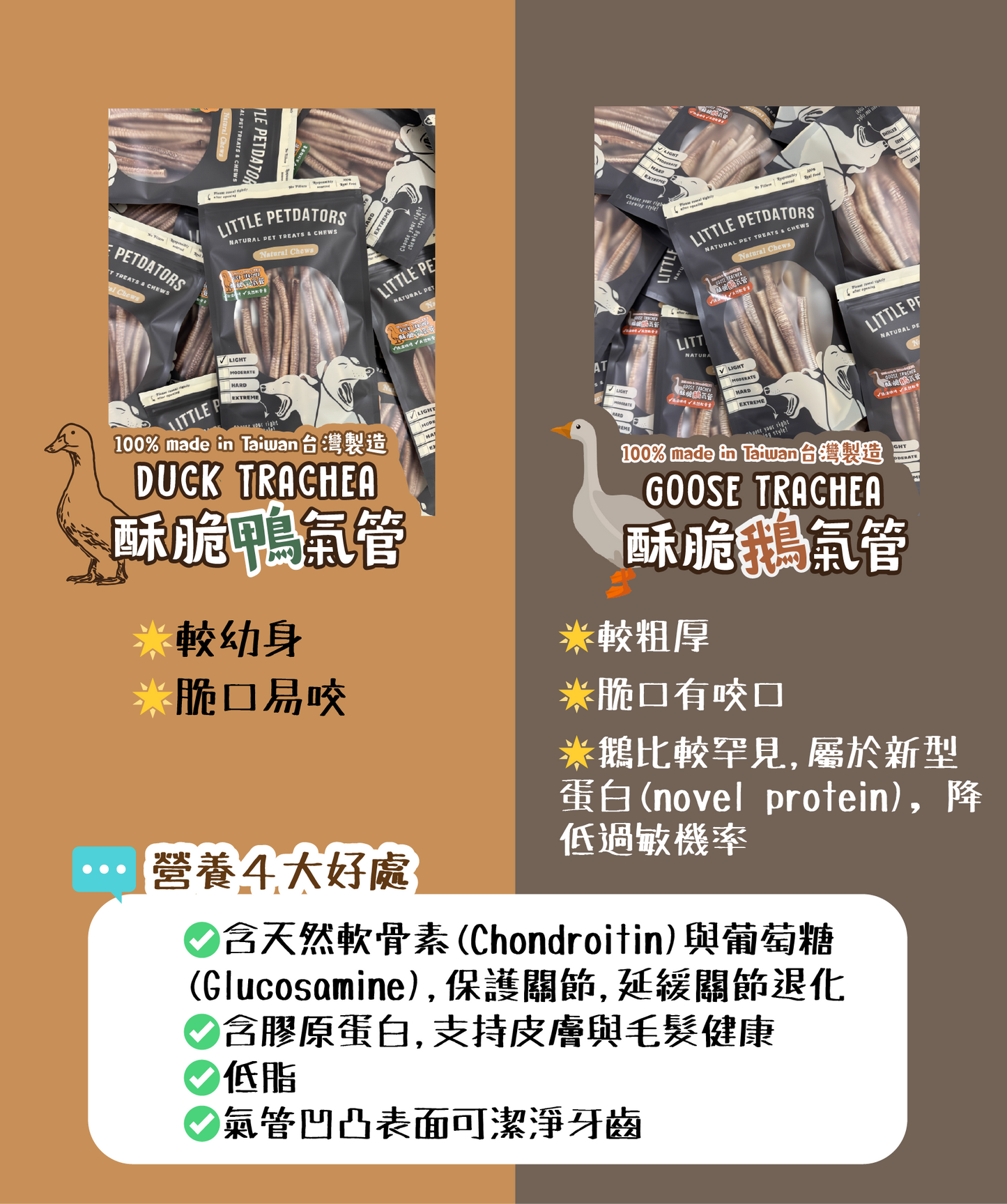 *6月尾到貨* 台灣鵝氣管 Crispy Goose Trachea (50g)