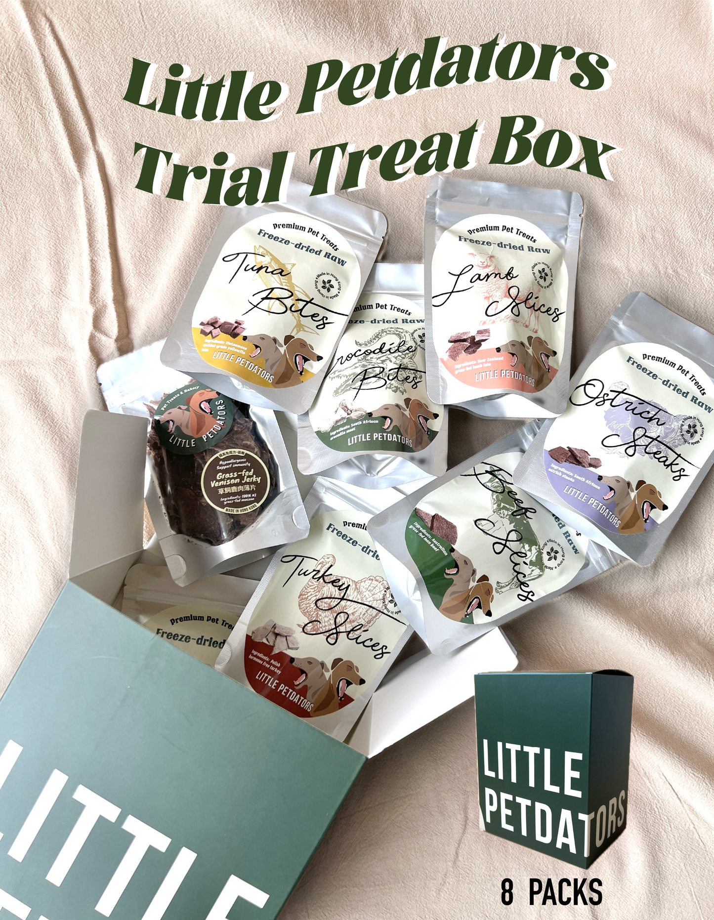 Little Petdators Trial Treat Box 雜錦零食盒 (x8 packs)