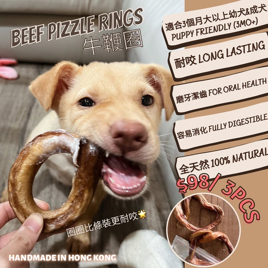 Beef Pizzle Rings 牛鞭圈