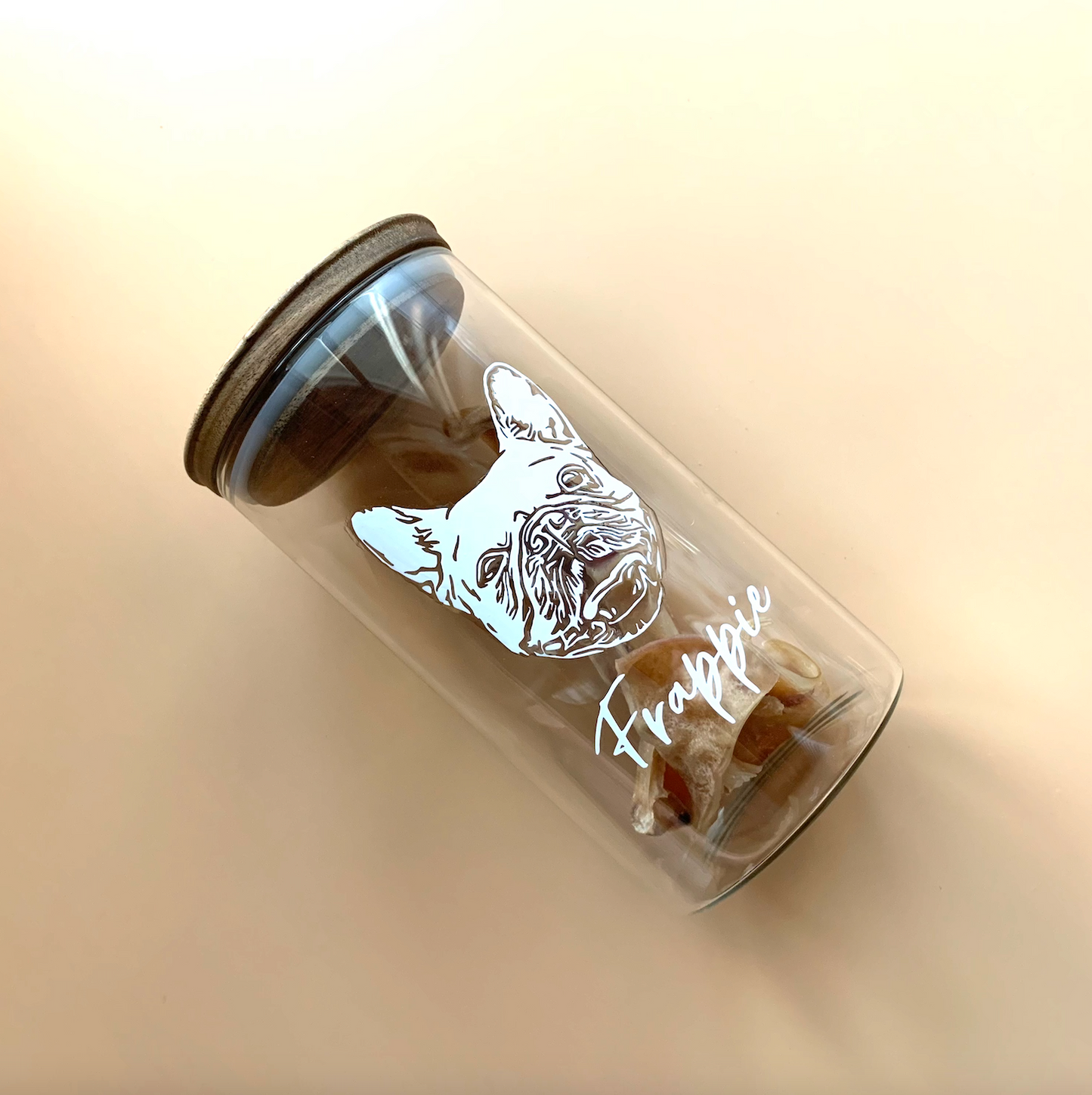 Personalized Glass Treat Jar