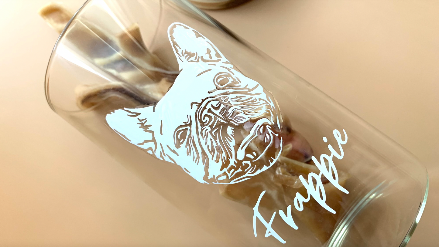 Personalized Glass Treat Jar